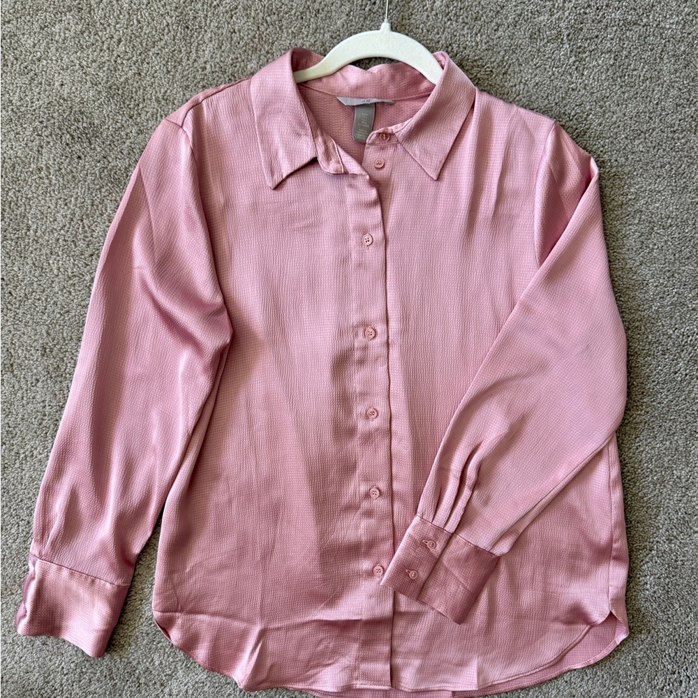 H&M Light Pink Blouse